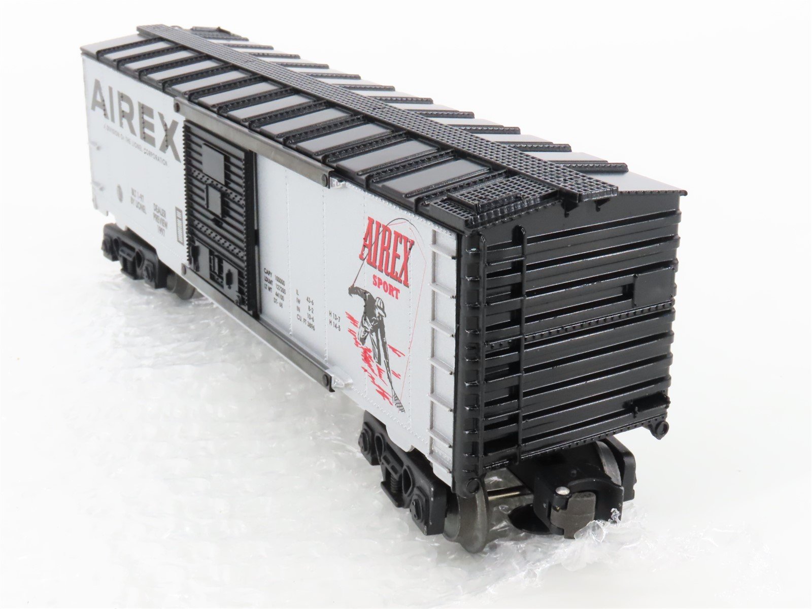 O Gauge 3-Rail Lionel 6-29217 Toy Fair 1997 Airex Sport Single Door Box Car