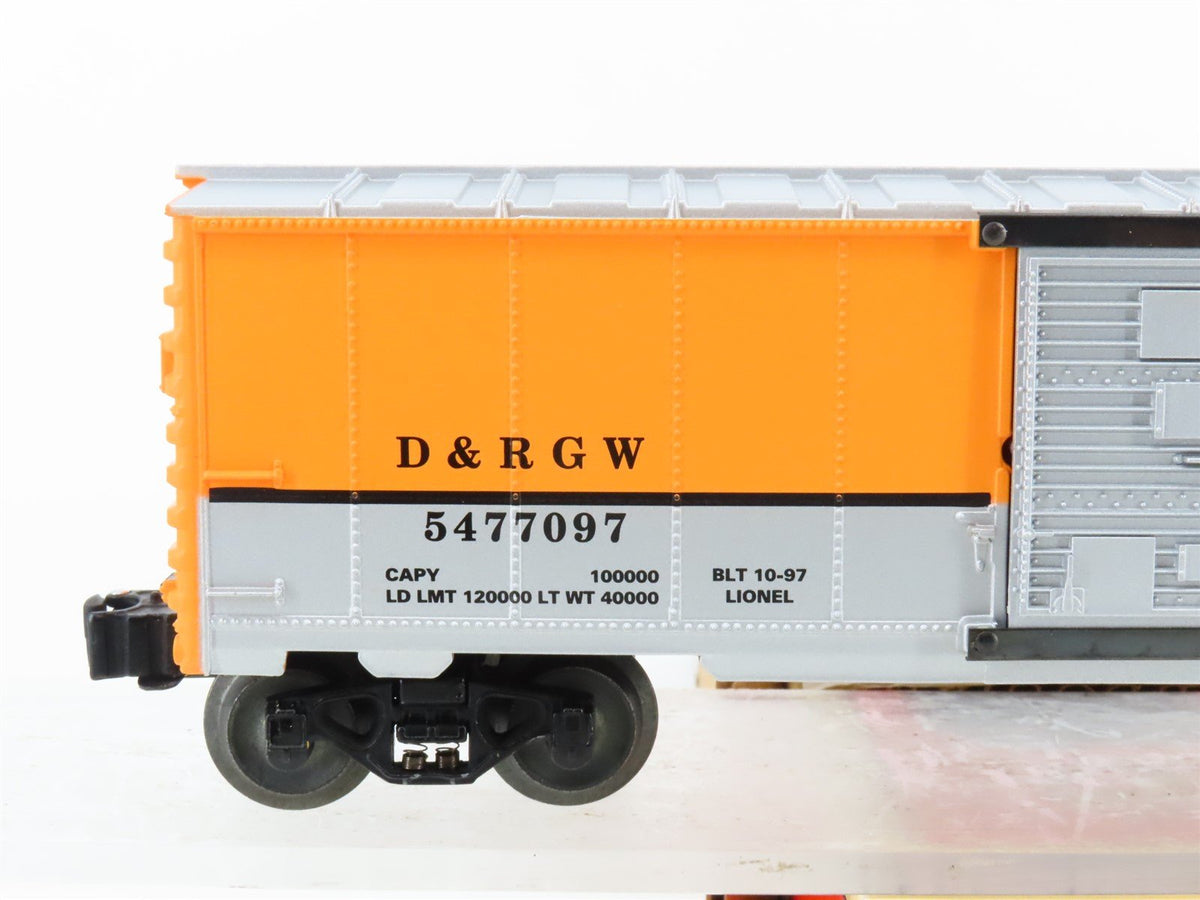 O Gauge 3-Rail Lionel 6-52118 D&amp;RGW Rio Grande Single Door Box Car #5477097