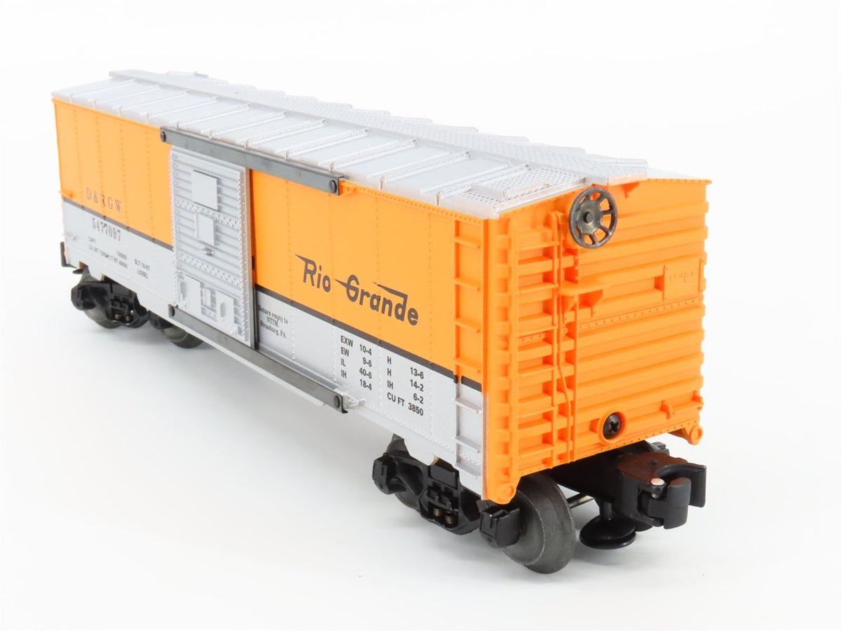 O Gauge 3-Rail Lionel 6-52118 D&amp;RGW Rio Grande Single Door Box Car #5477097
