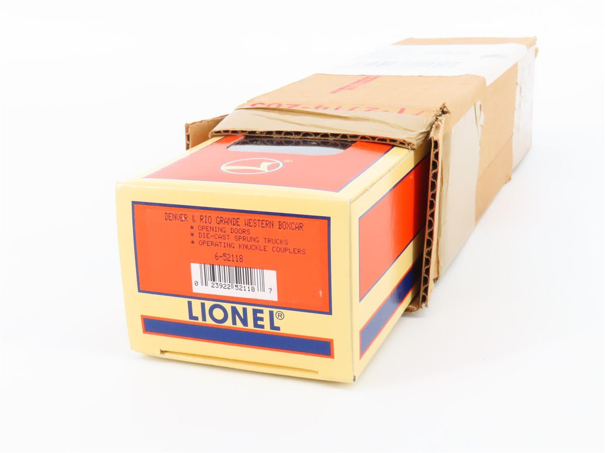 O Gauge 3-Rail Lionel 6-52118 D&amp;RGW Rio Grande Single Door Box Car #5477097