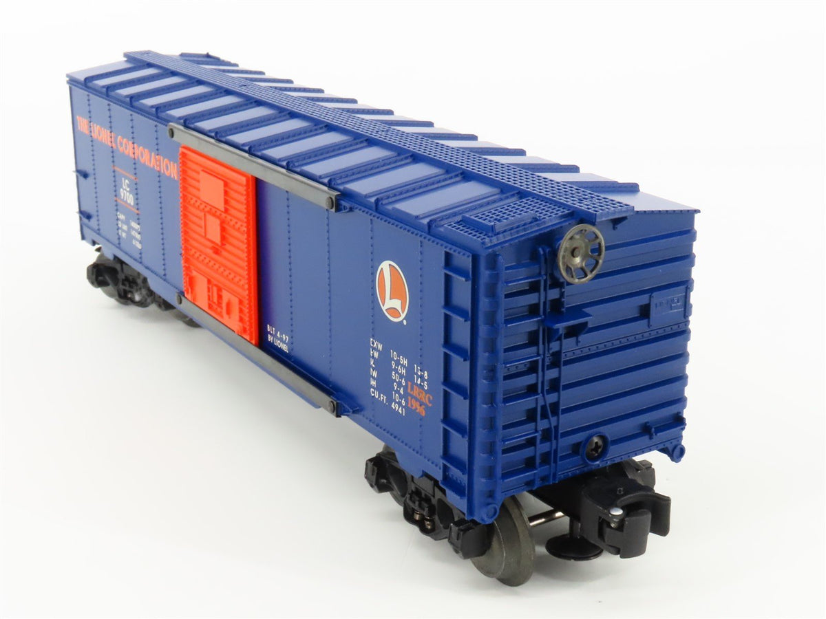 O Gauge 3-Rail Lionel 6-29200 LRRC LC Lionel Railroader Club Box Car #9700