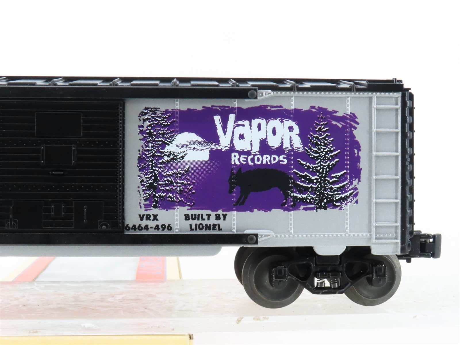 O Gauge 3-Rail Lionel 6-29218 VRX Vapor Records Single Door Box Car #6464-496