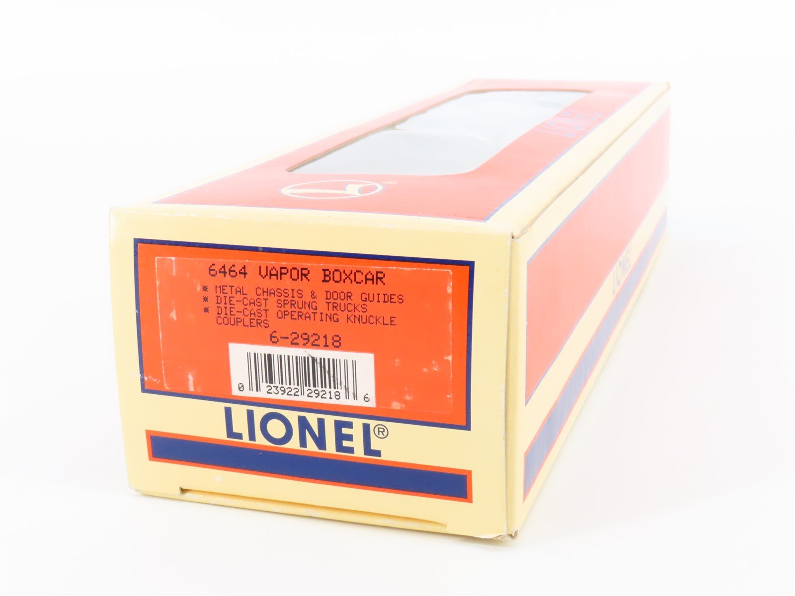 O Gauge 3-Rail Lionel 6-29218 VRX Vapor Records Single Door Box Car #6464-496