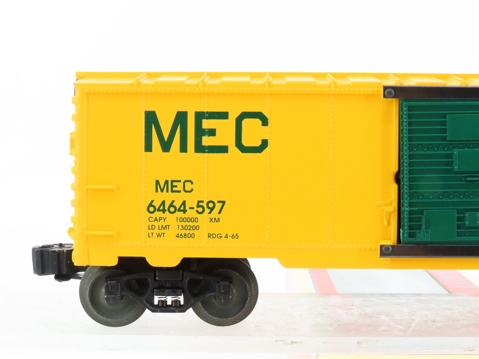 O Gauge 3-Rail Lionel 6-29203 MEC Pine Tree Route Box Car #6464-597