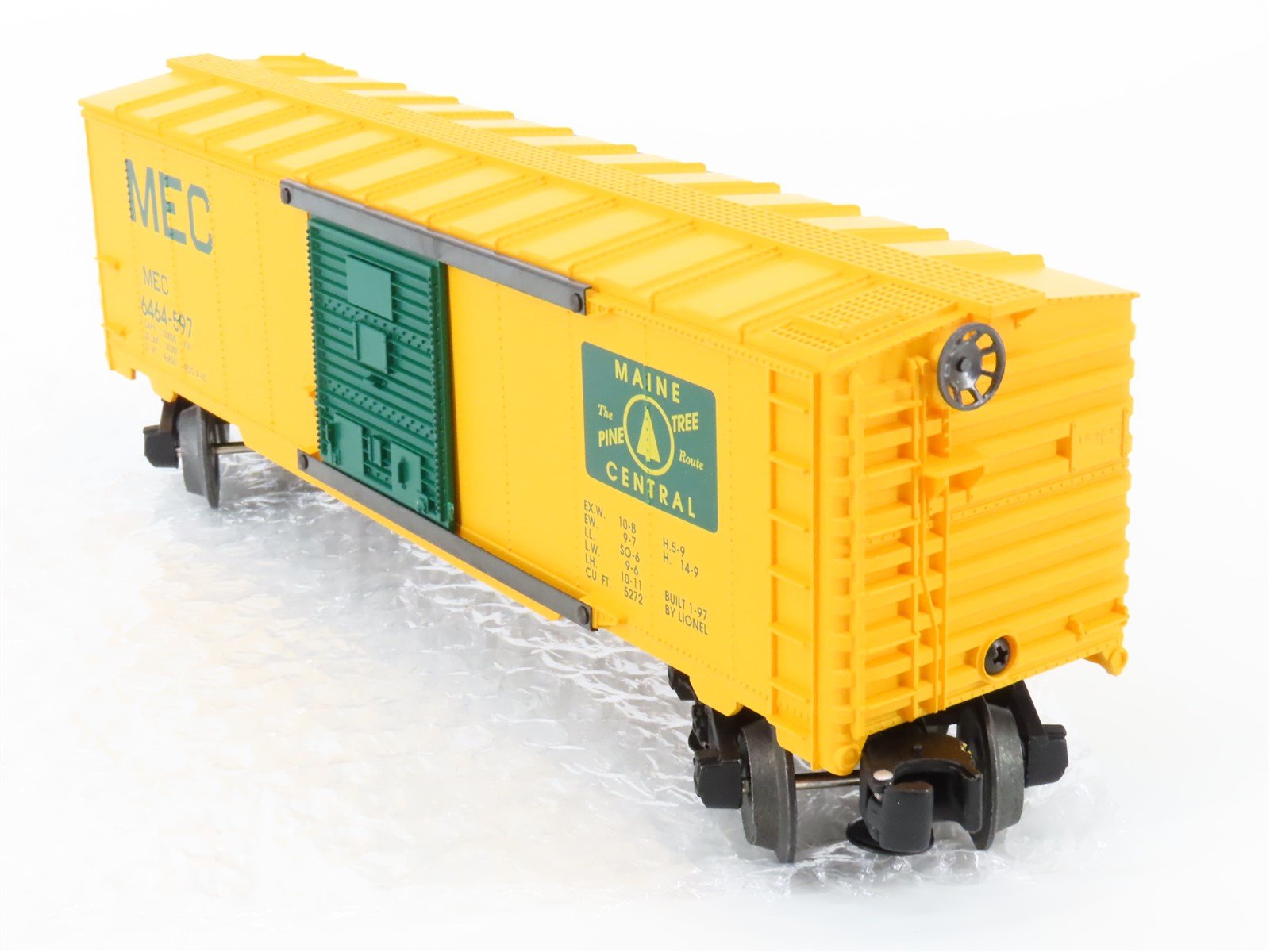 O Gauge 3-Rail Lionel 6-29203 MEC Pine Tree Route Box Car #6464-597