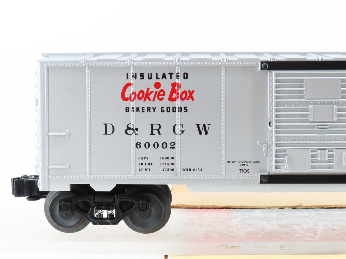 O Gauge 3-Rail Lionel 6-52288 TTOS 2003 D&amp;RGW Rio Grande Cookie Box Car #60002