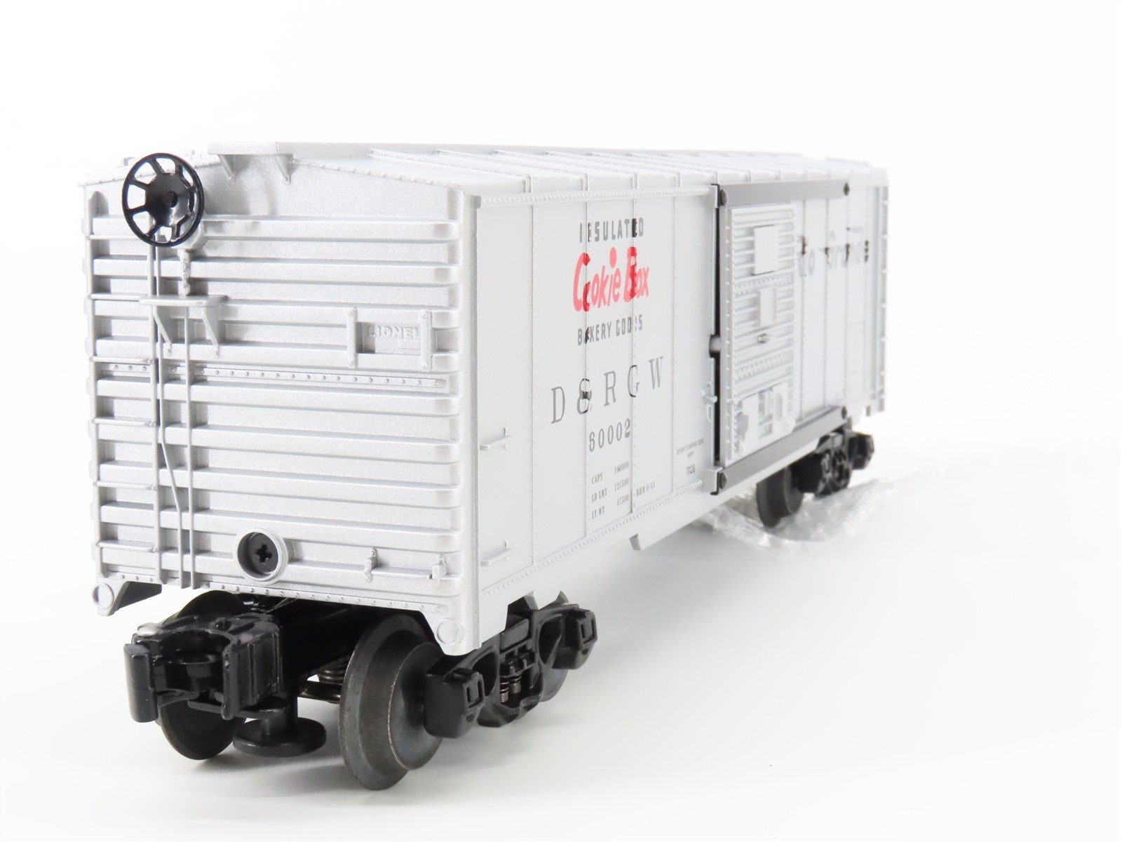 O Gauge 3-Rail Lionel 6-52288 TTOS 2003 D&RGW Rio Grande Cookie Box Car #60002