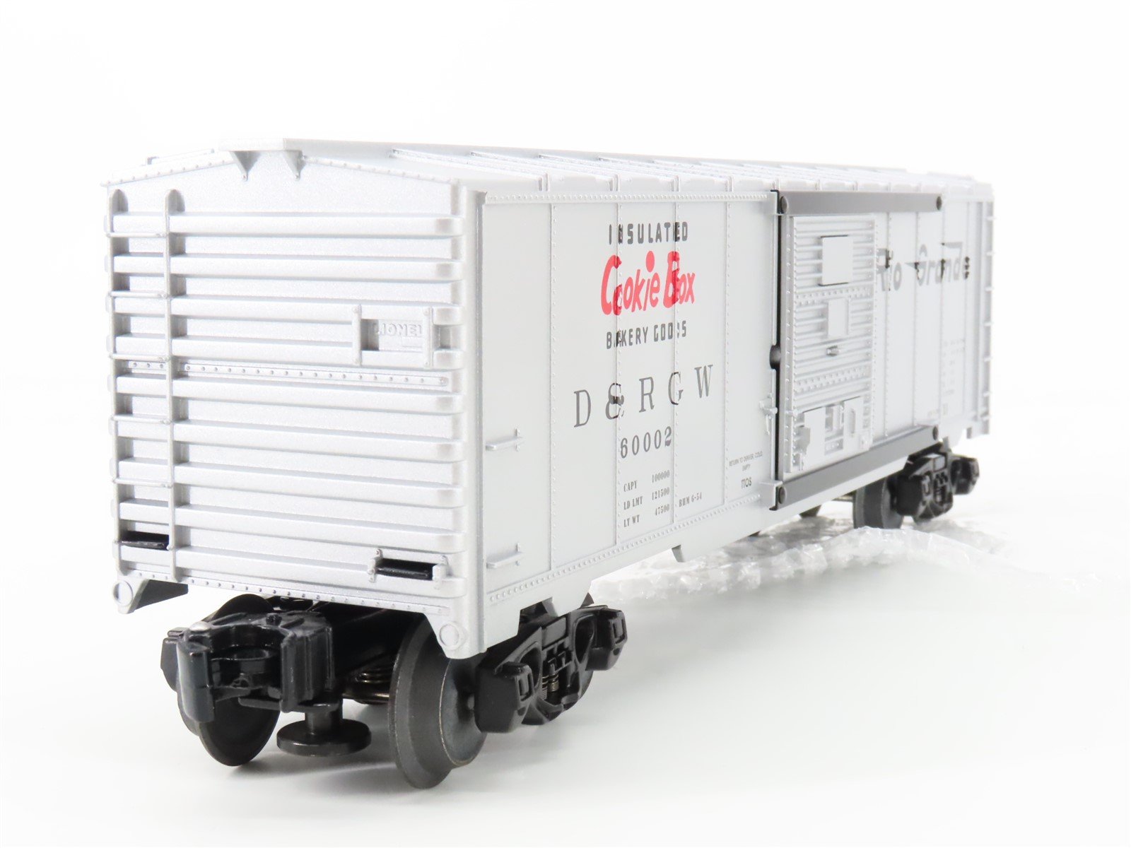 O Gauge 3-Rail Lionel 6-52288 TTOS 2003 D&RGW Rio Grande Cookie Box Car #60002