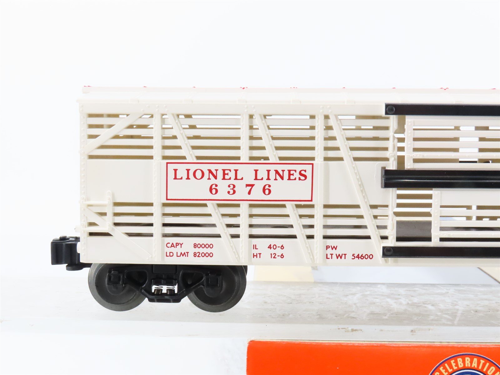O Gauge 3-Rail Lionel Postwar 6-19557 Circus Stock Car #6376