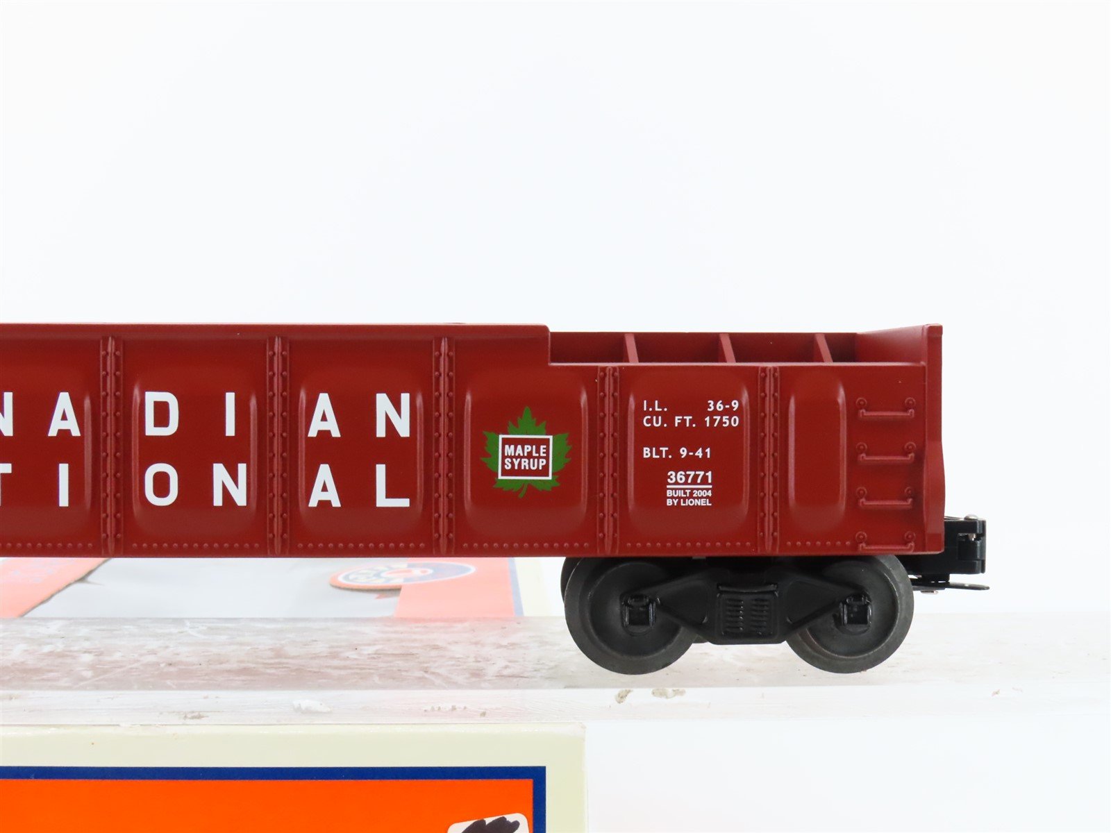 O Gauge 3-Rail Lionel 6-36771 CN Canadian National Operating Barrel Car #74208
