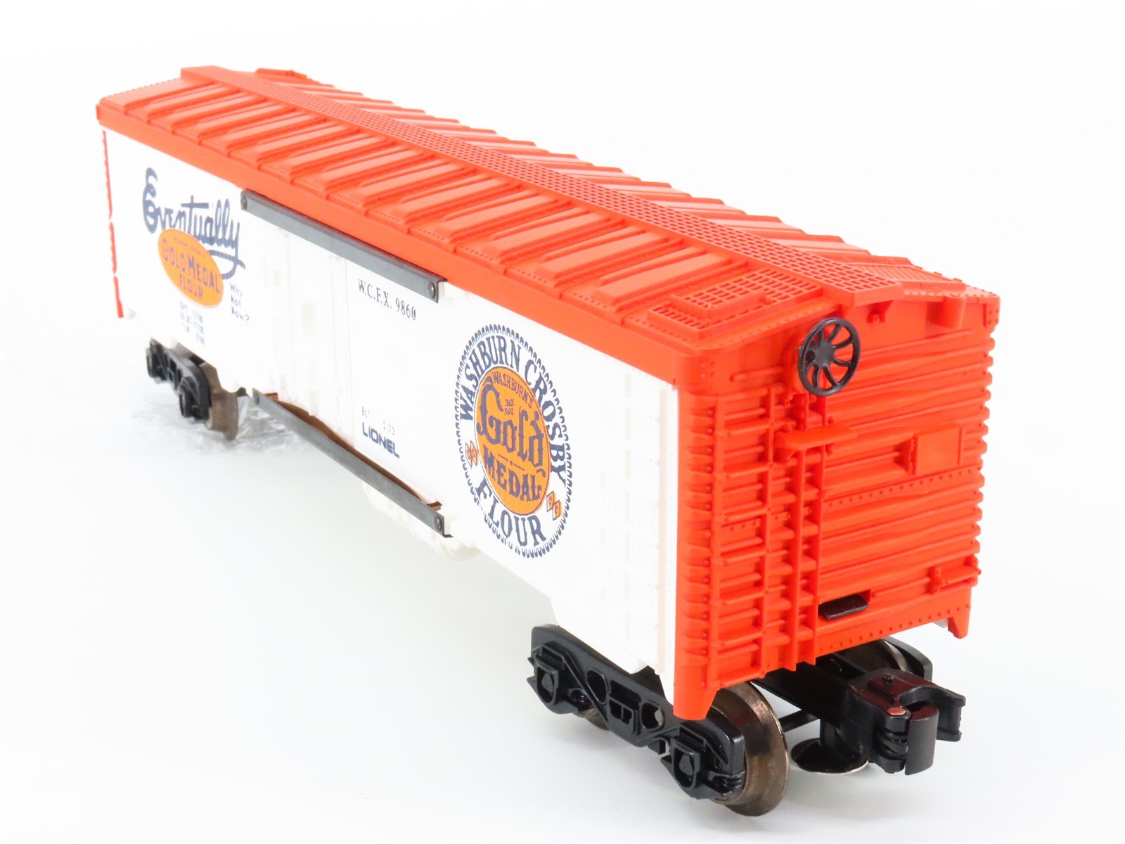 O Gauge 3-Rail Lionel 6-9860 WCFX Gold Medal Billboard Reefer #9860