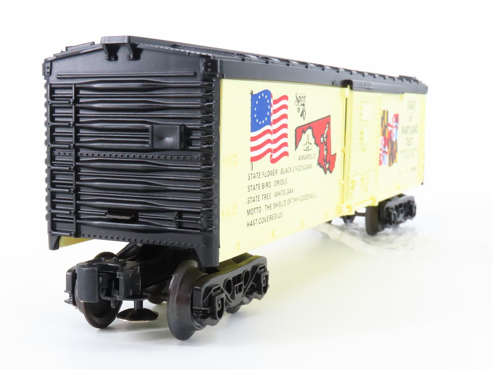 O Gauge 3-Rail Lionel 6-7607 State of Maryland Single Door Box Car #7607