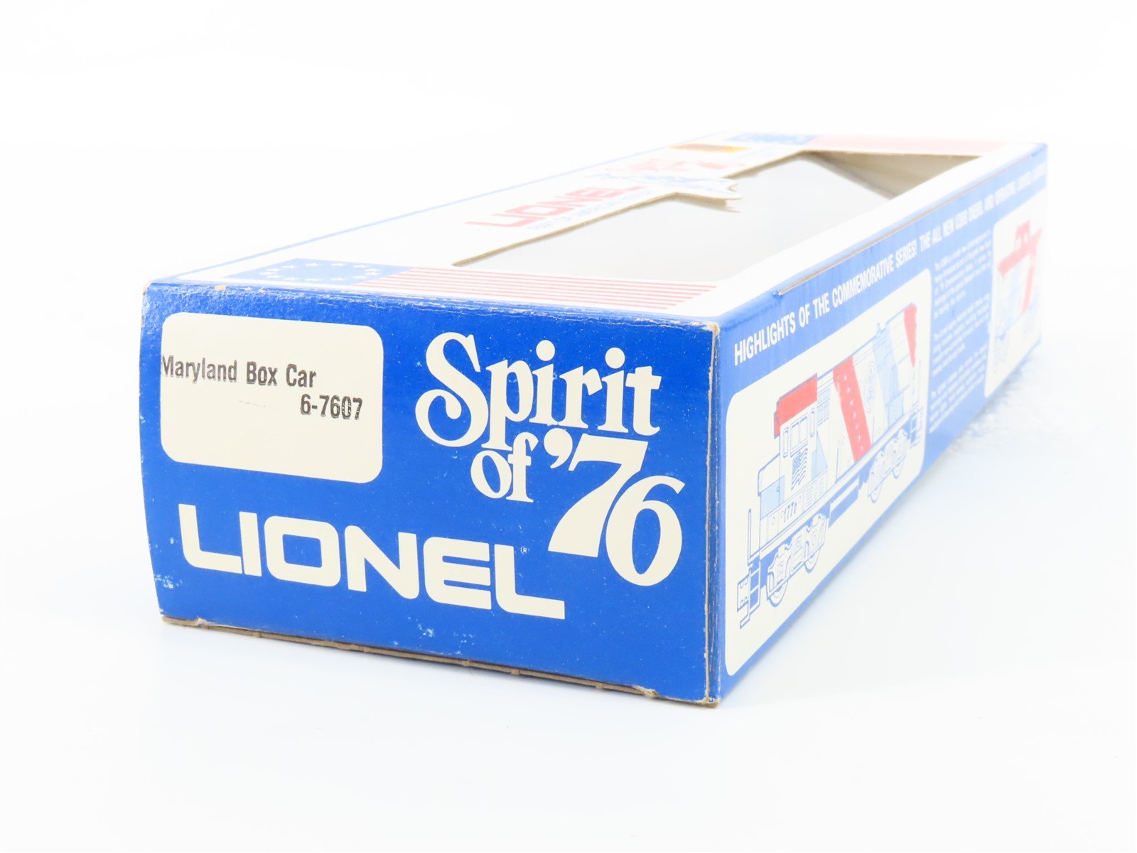 O Gauge 3-Rail Lionel 6-7607 State of Maryland Single Door Box Car #7607