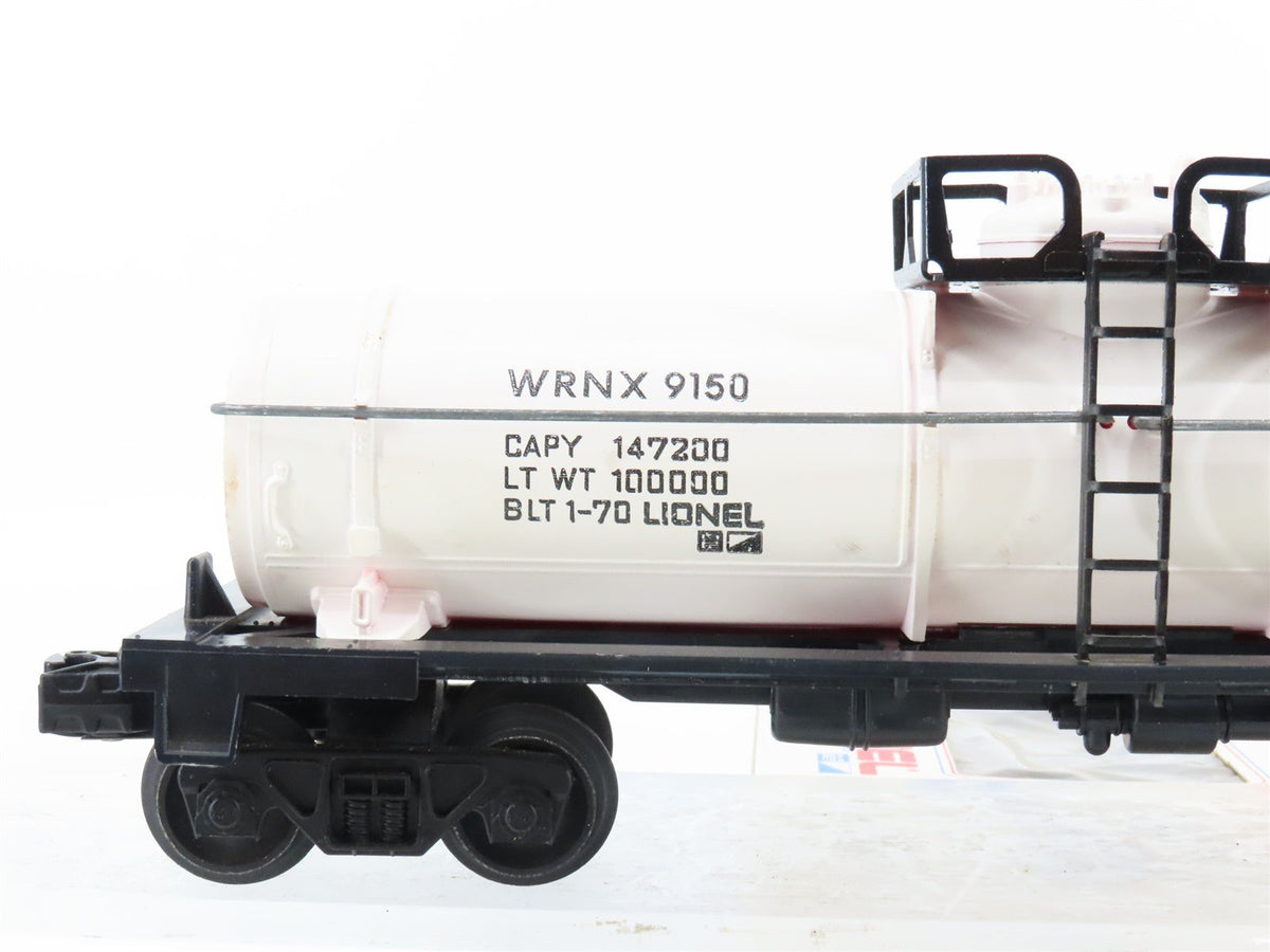 O Gauge 3-Rail Lionel 6-9150 WRNX Gulf Single Dome Tank Car #9150