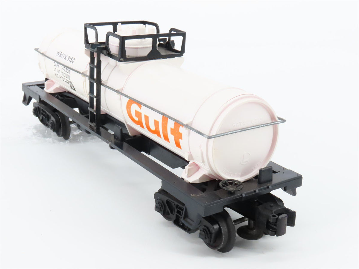 O Gauge 3-Rail Lionel 6-9150 WRNX Gulf Single Dome Tank Car #9150