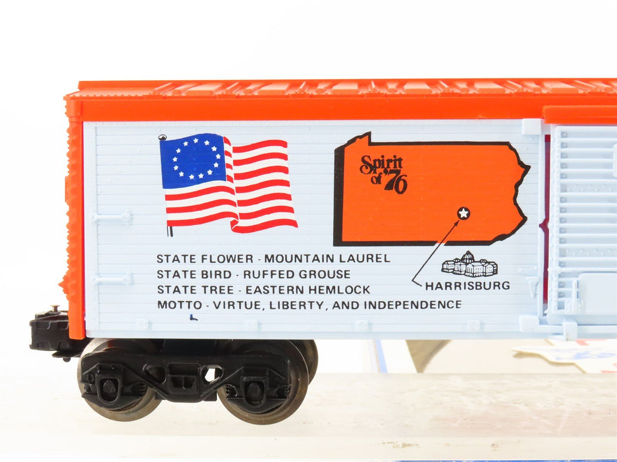 O Gauge 3-Rail Lionel 6-7602 State of Pennsylvania Single Door Box Car #7602