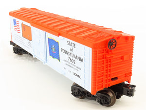 O Gauge 3-Rail Lionel 6-7602 State of Pennsylvania Single Door Box Car #7602