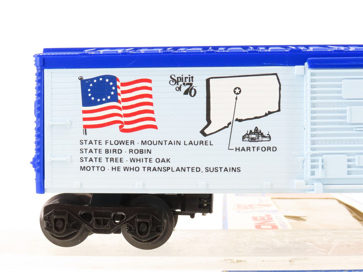 O Gauge 3-Rail Lionel 6-7605 State of Connecticut Single Door Box Car #7605