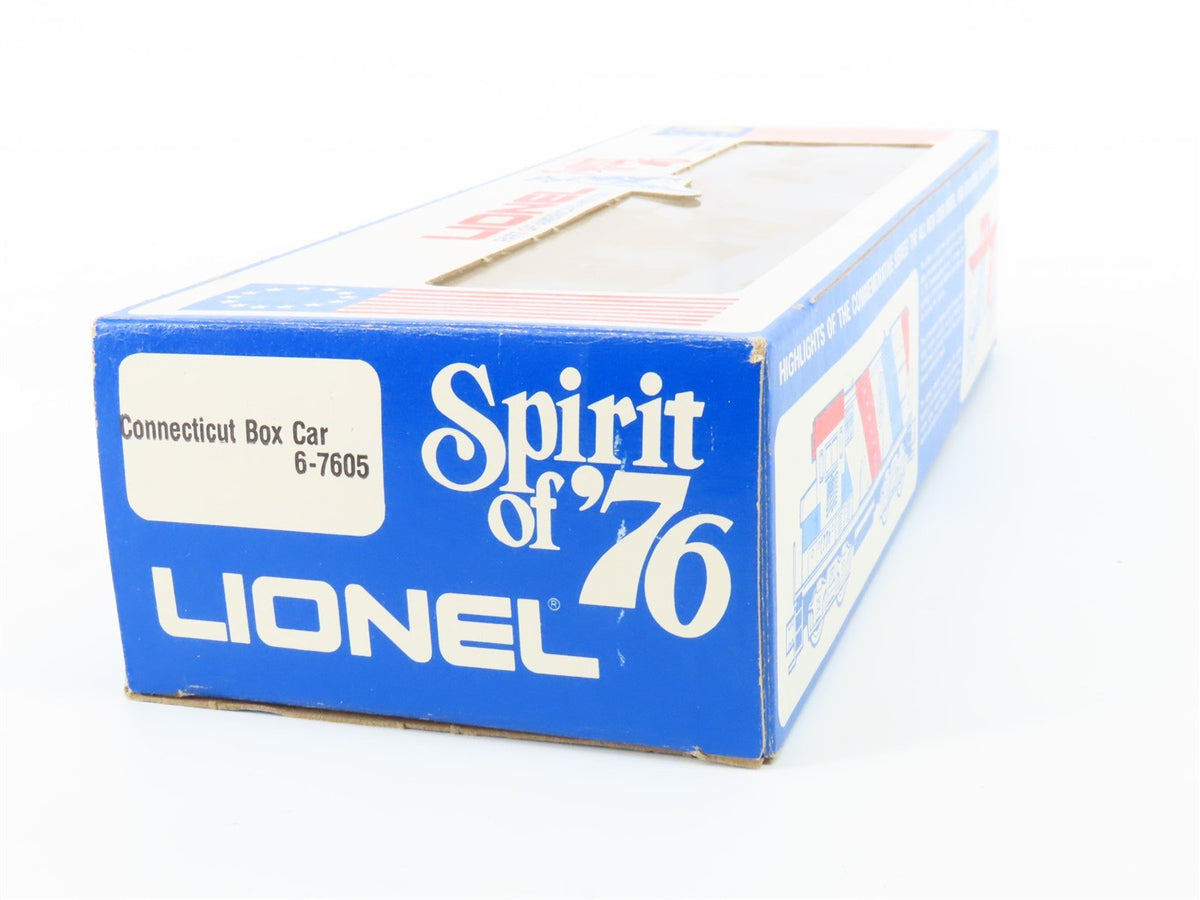 O Gauge 3-Rail Lionel 6-7605 State of Connecticut Single Door Box Car #7605