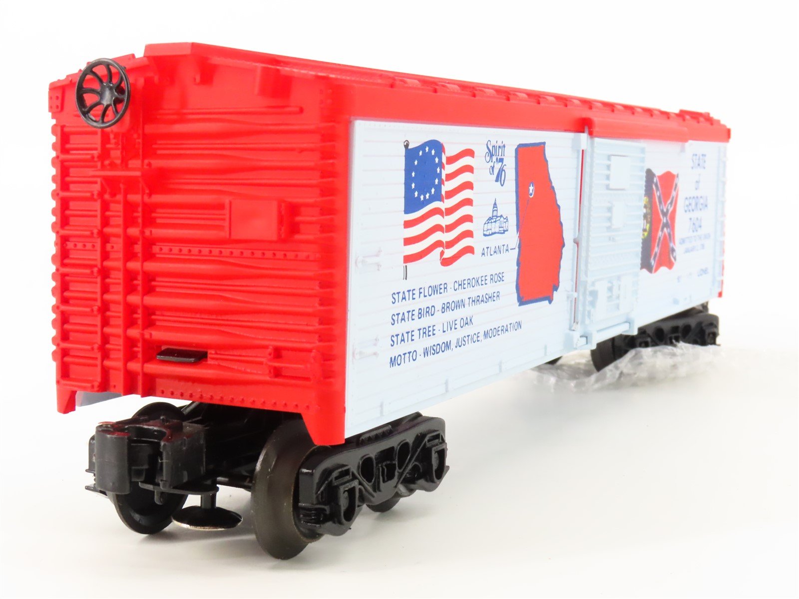 O Gauge 3-Rail Lionel 6-7604 State of Georgia Single Door Box Car #7604