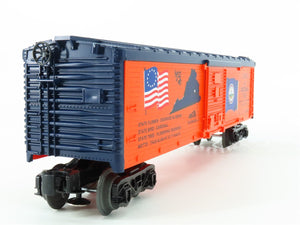 O Gauge 3-Rail Lionel 6-7610 State of Virginia Single Door Box Car #7610