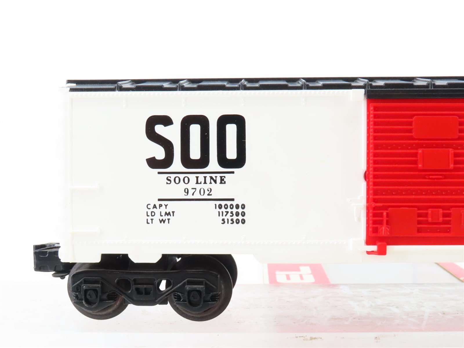 O Gauge 3-Rail Lionel 6-9702 SOO Line Single Door Box Car #9702