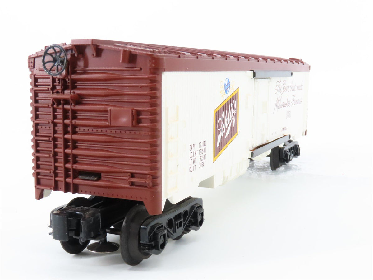 O Gauge 3-Rail Lionel 6-9851 Schlitz Beer Reefer #9851