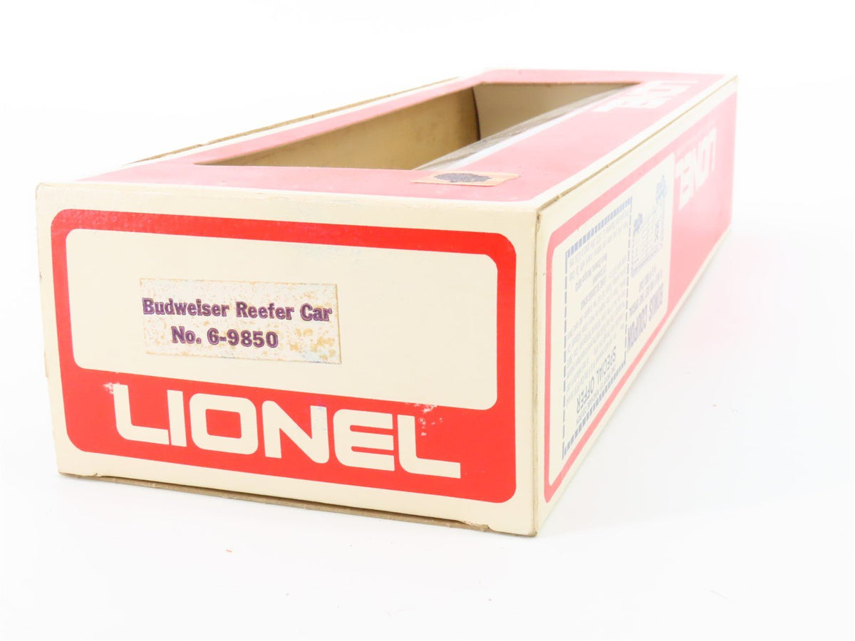 O Gauge 3-Rail Lionel 6-9850 STLRCCo Budweiser Beer Reefer #9850