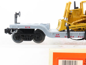 O Gauge 3-Rail Lionel 6-16935 UP Union Pacific Flat Car #16935 w/ Ertl Bulldozer