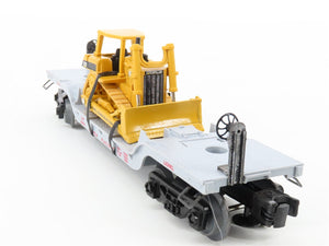 O Gauge 3-Rail Lionel 6-16935 UP Union Pacific Flat Car #16935 w/ Ertl Bulldozer