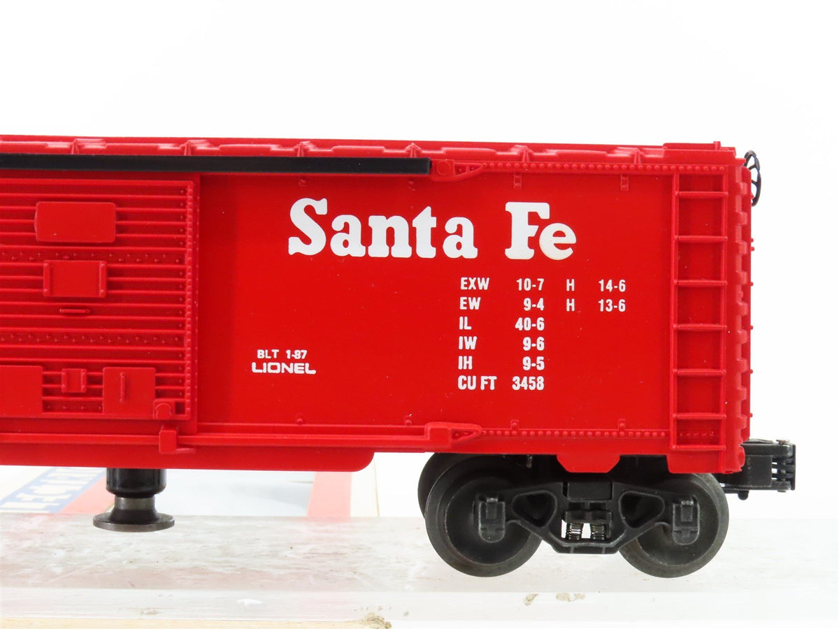 O Gauge 3-Rail Lionel 6-19805 ATSF Santa Fe Railroad Operating Box Car #19805