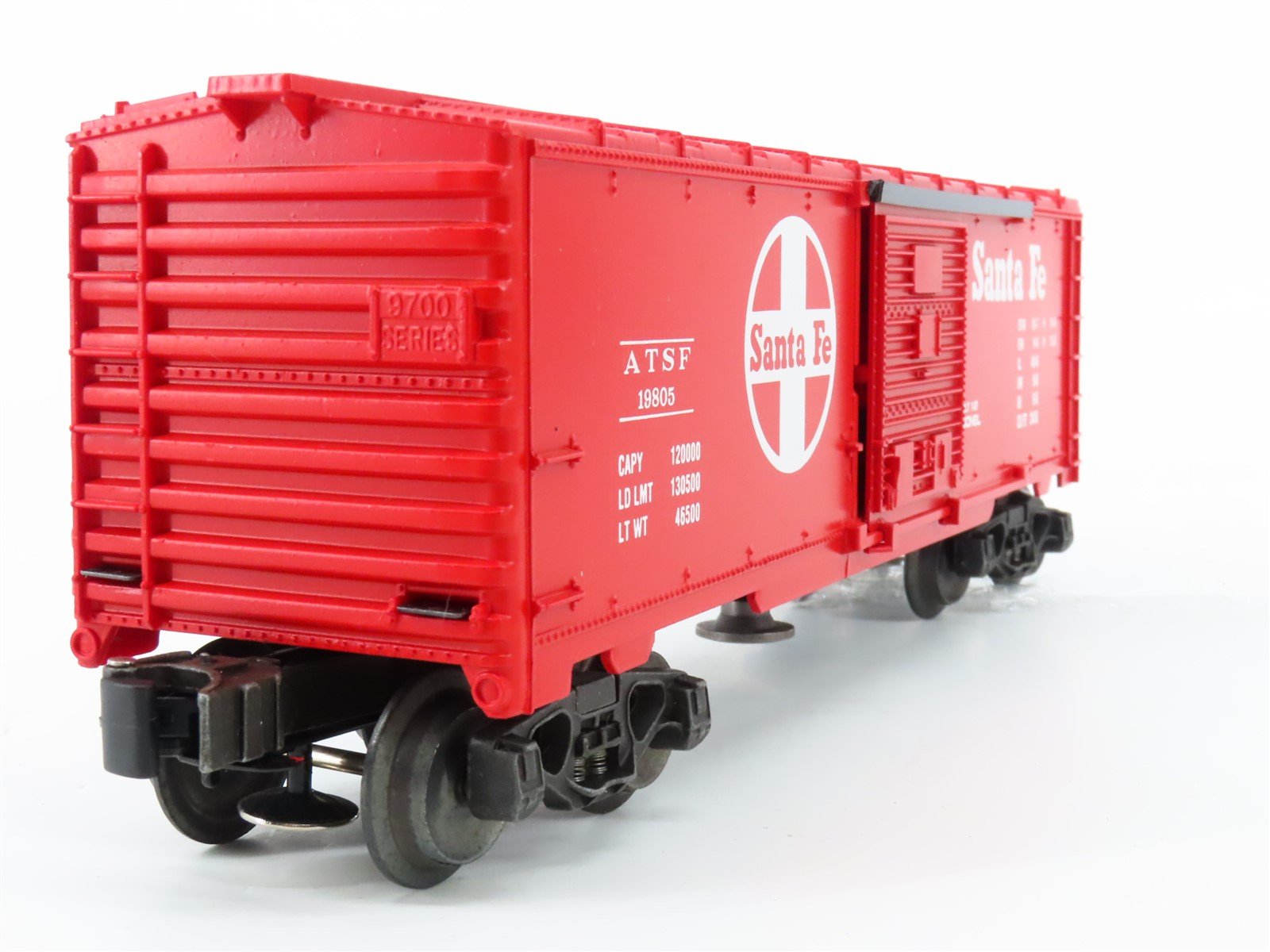 O Gauge 3-Rail Lionel 6-19805 ATSF Santa Fe Railroad Operating Box Car #19805