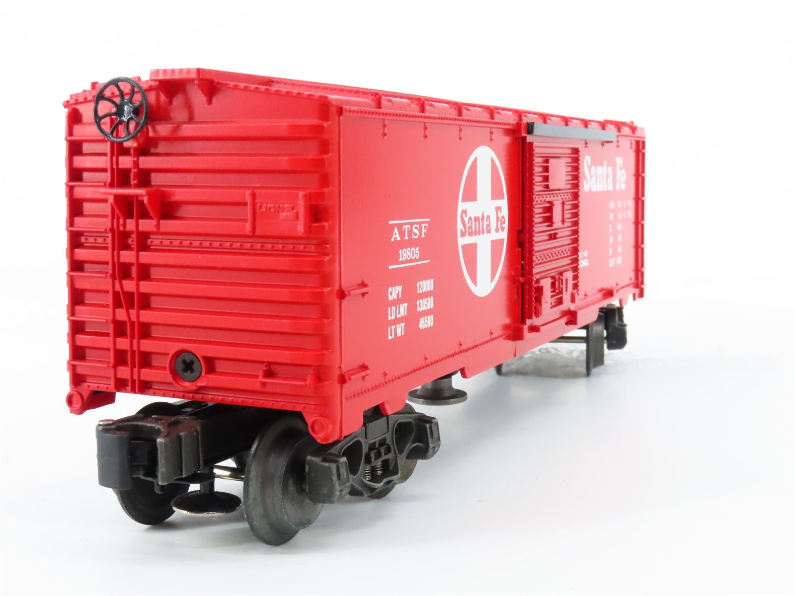 O Gauge 3-Rail Lionel 6-19805 ATSF Santa Fe Railroad Operating Box Car #19805