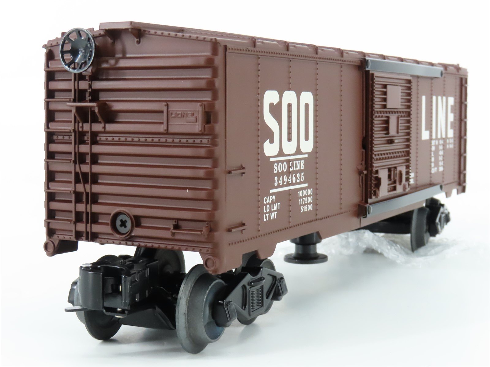 O Gauge 3-Rail Lionel Postwar 6-29888 SOO Line Operating Box Car #3494625