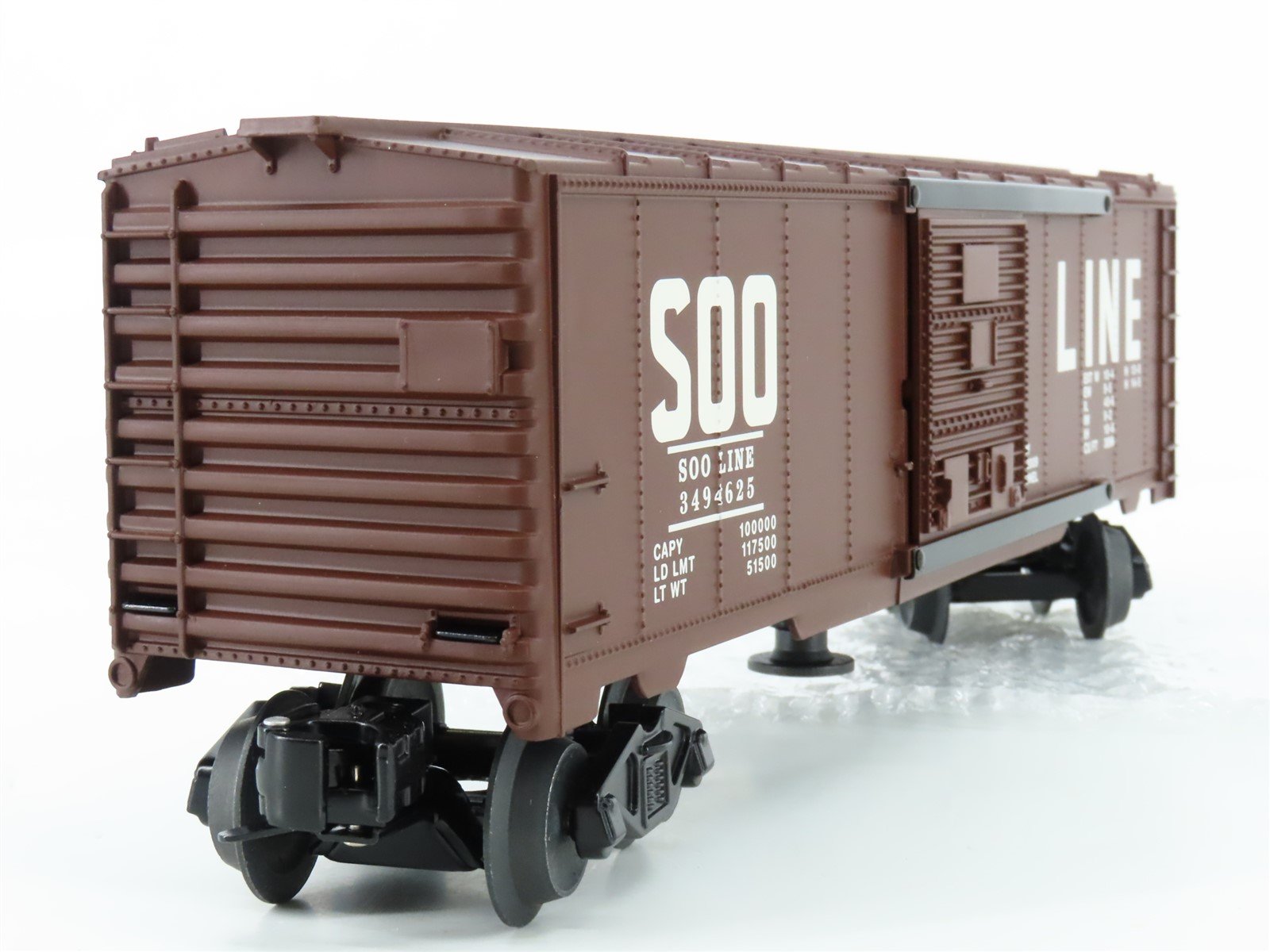 O Gauge 3-Rail Lionel Postwar 6-29888 SOO Line Operating Box Car #3494625