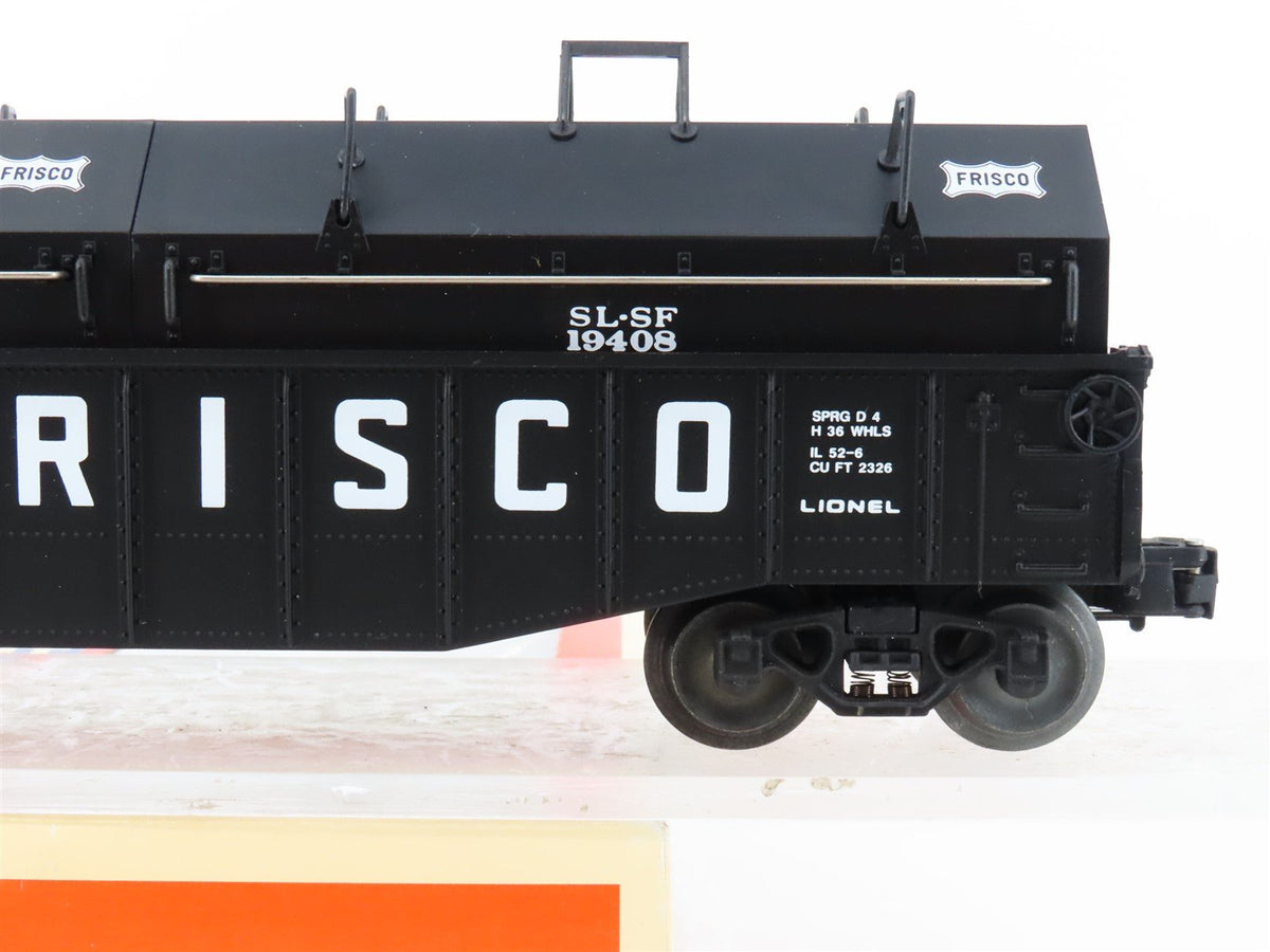 O Gauge 3-Rail Lionel 6-19408 SL-SF Frisco Railroad Coil Gondola #19408