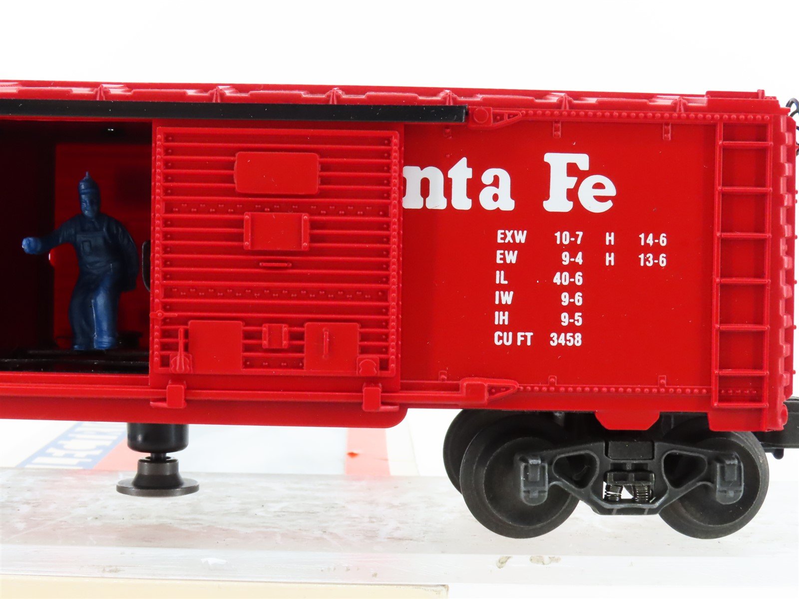 O Gauge 3-Rail Lionel 6-19805 ATSF Santa Fe Railroad Operating Box Car #19805