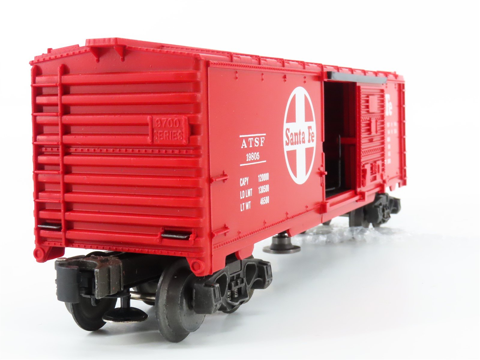 O Gauge 3-Rail Lionel 6-19805 ATSF Santa Fe Railroad Operating Box Car #19805
