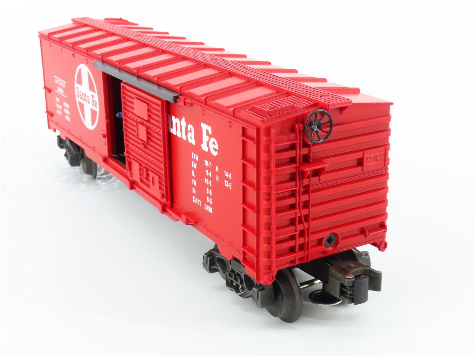 O Gauge 3-Rail Lionel 6-19805 ATSF Santa Fe Railroad Operating Box Car #19805