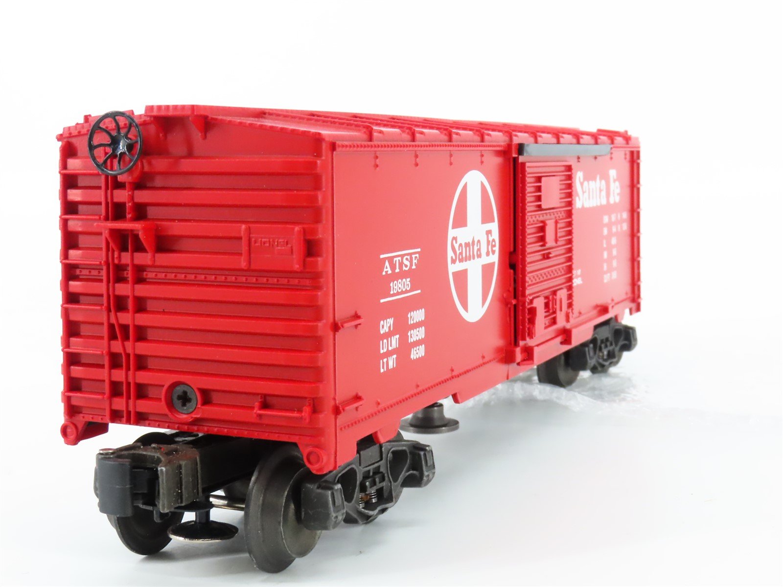 O Gauge 3-Rail Lionel 6-19805 ATSF Santa Fe Railroad Operating Box Car #19805
