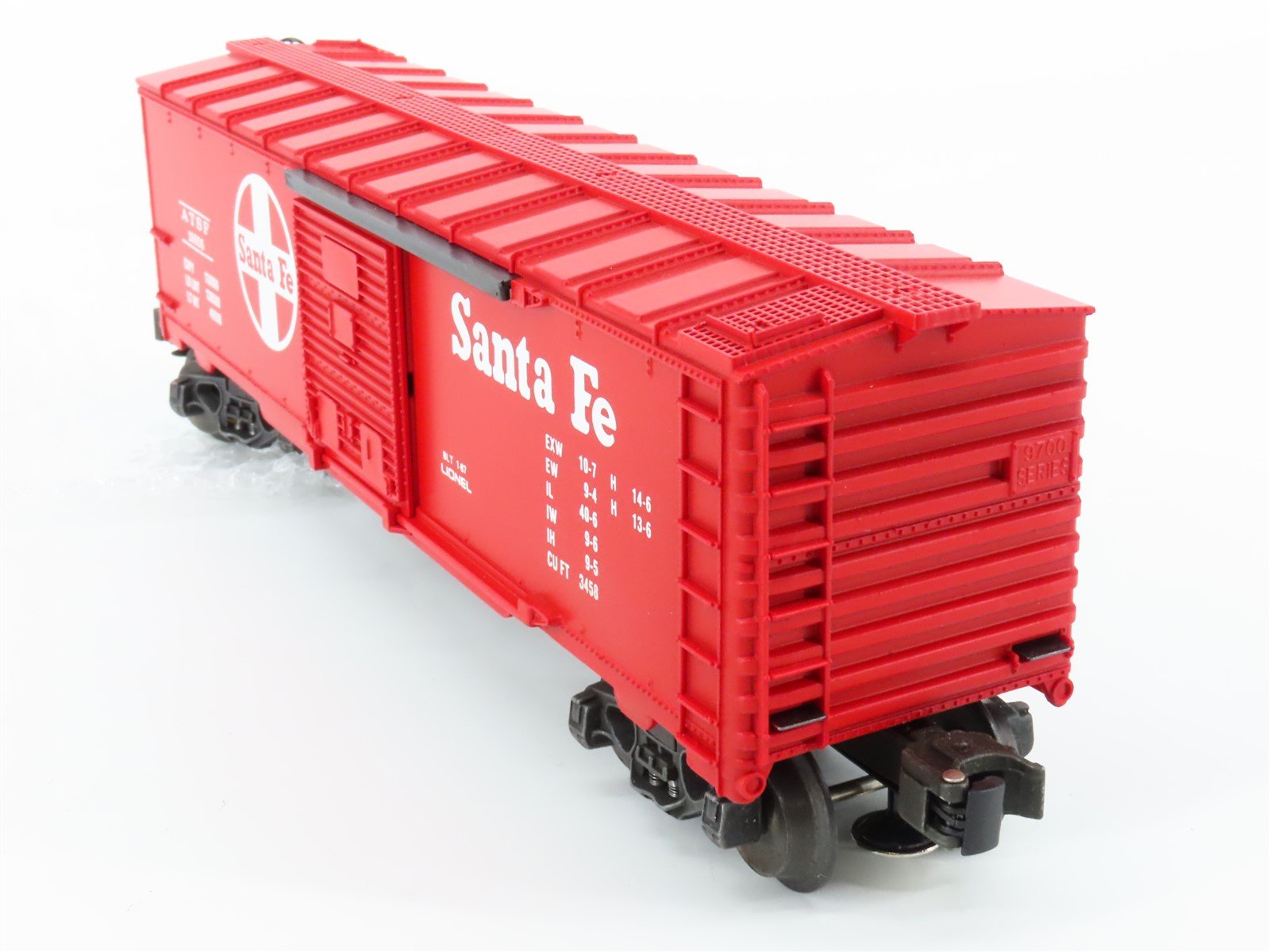 O Gauge 3-Rail Lionel 6-19805 ATSF Santa Fe Railroad Operating Box Car #19805