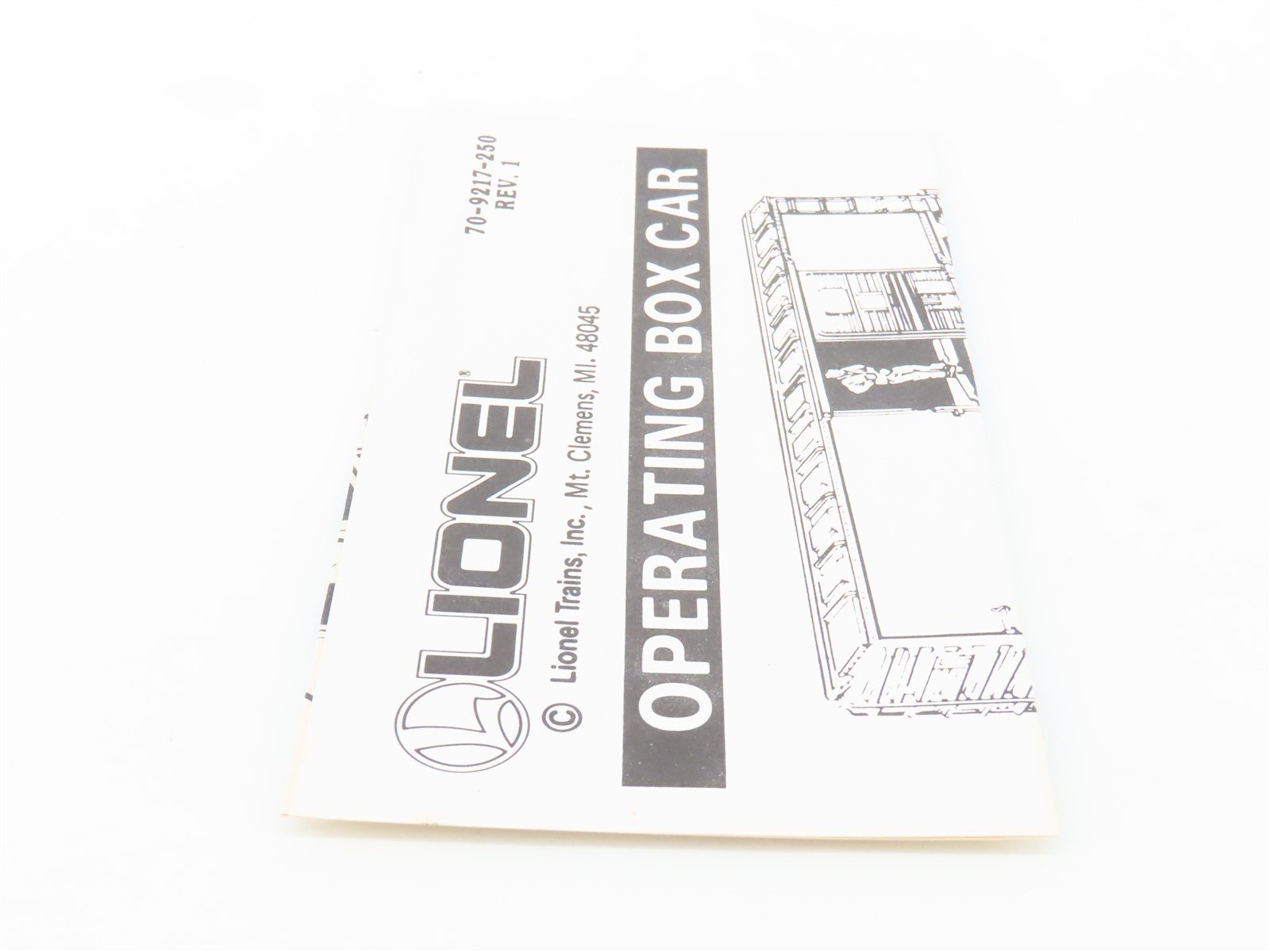 O Gauge 3-Rail Lionel 6-19805 ATSF Santa Fe Railroad Operating Box Car #19805