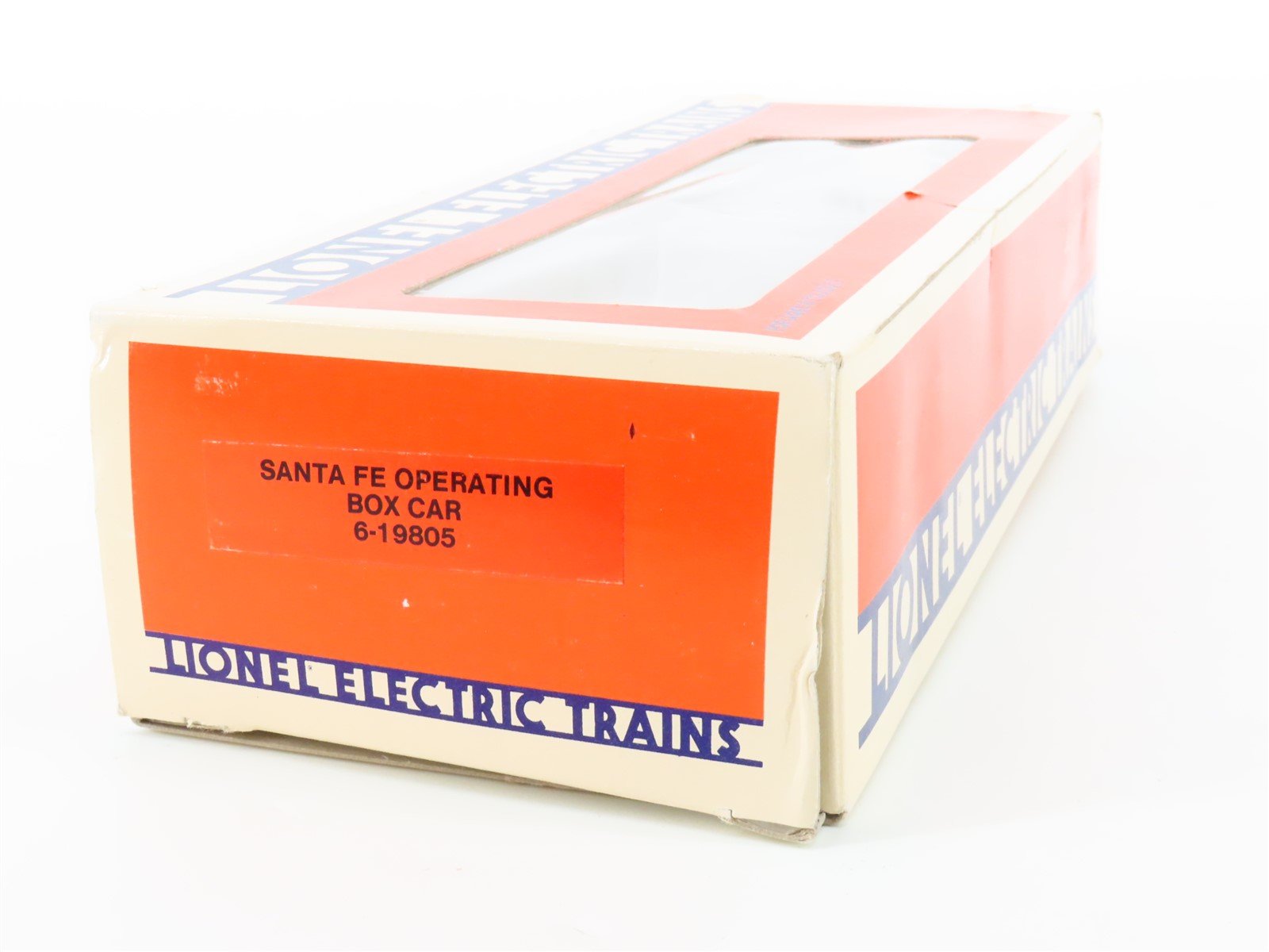 O Gauge 3-Rail Lionel 6-19805 ATSF Santa Fe Railroad Operating Box Car #19805