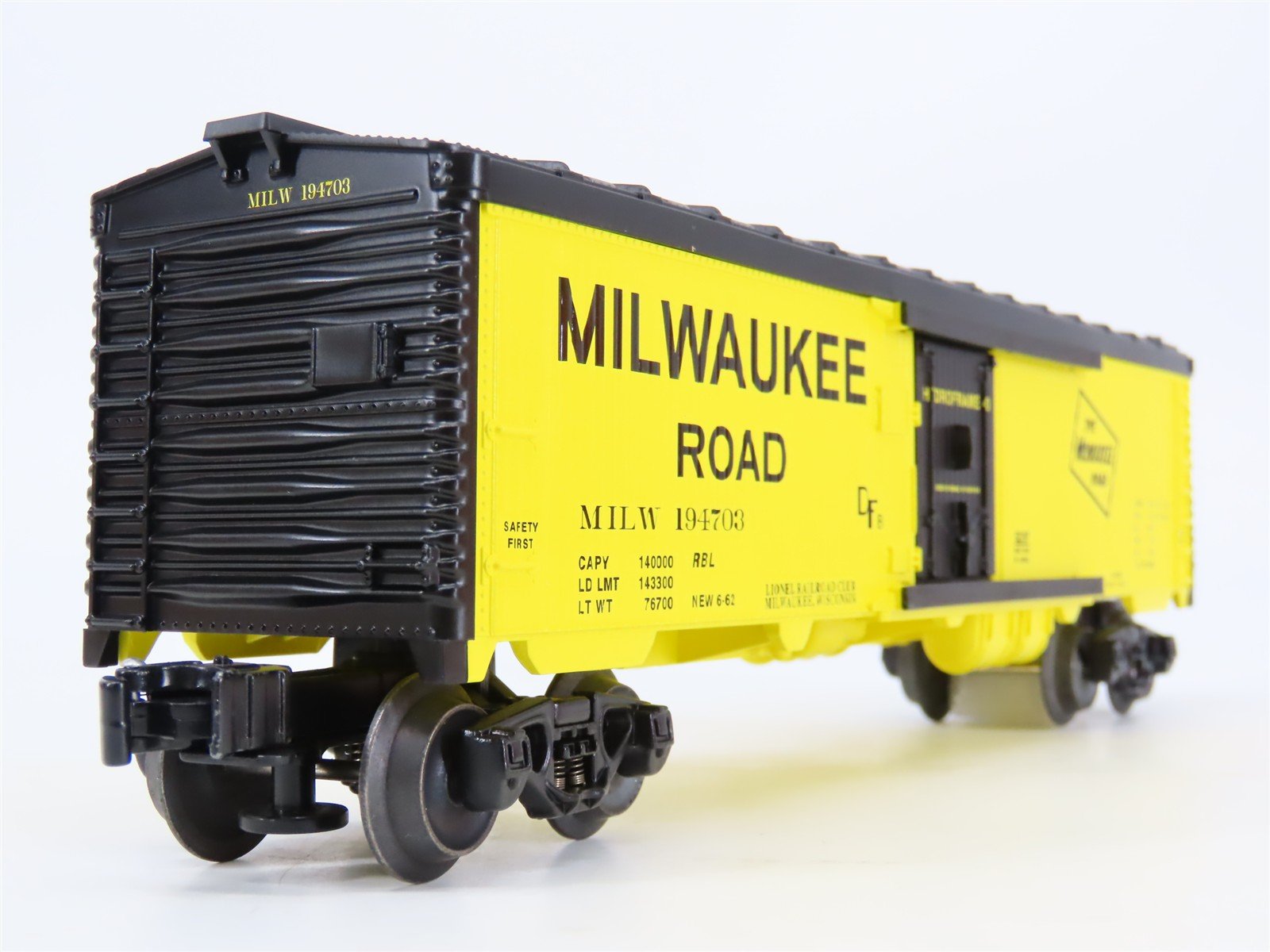 O Gauge 3-Rail Lionel 6-52297 MILW Milwaukee Lionel Railroad Club Reefer 194703