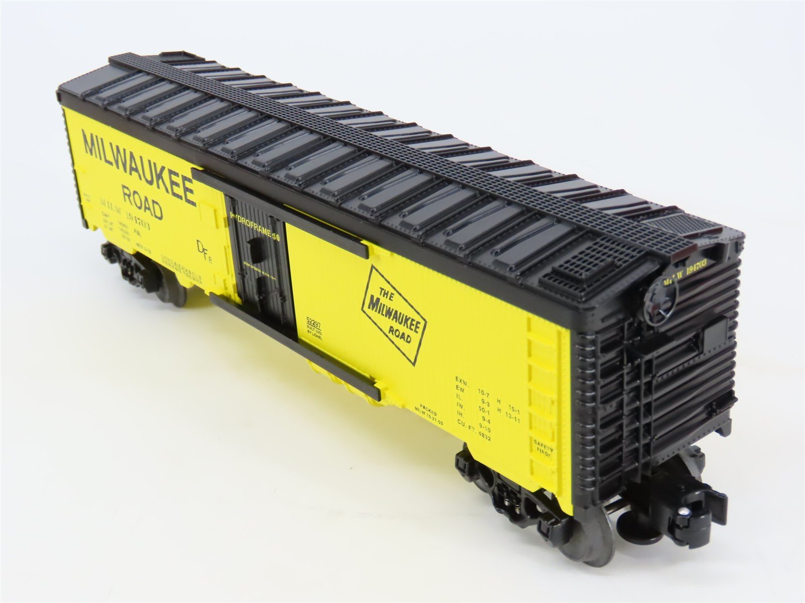 O Gauge 3-Rail Lionel 6-52297 MILW Milwaukee Lionel Railroad Club Reefer 194703