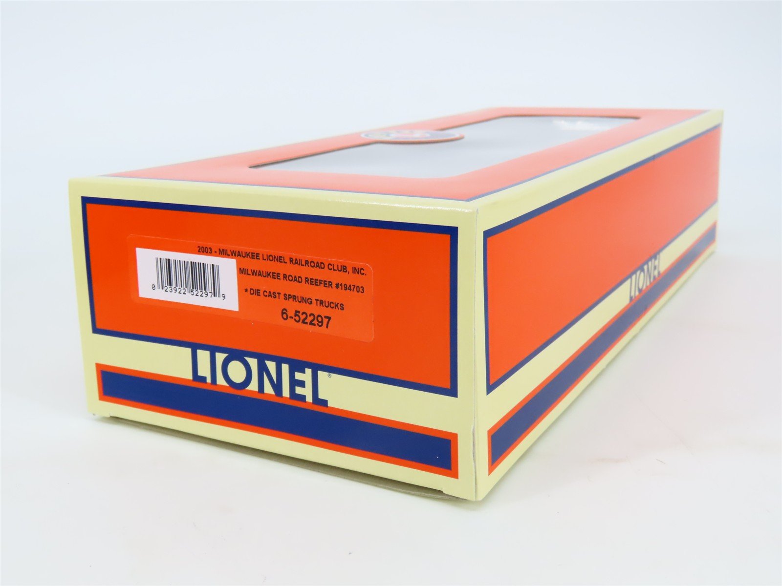 O Gauge 3-Rail Lionel 6-52297 MILW Milwaukee Lionel Railroad Club Reefer 194703