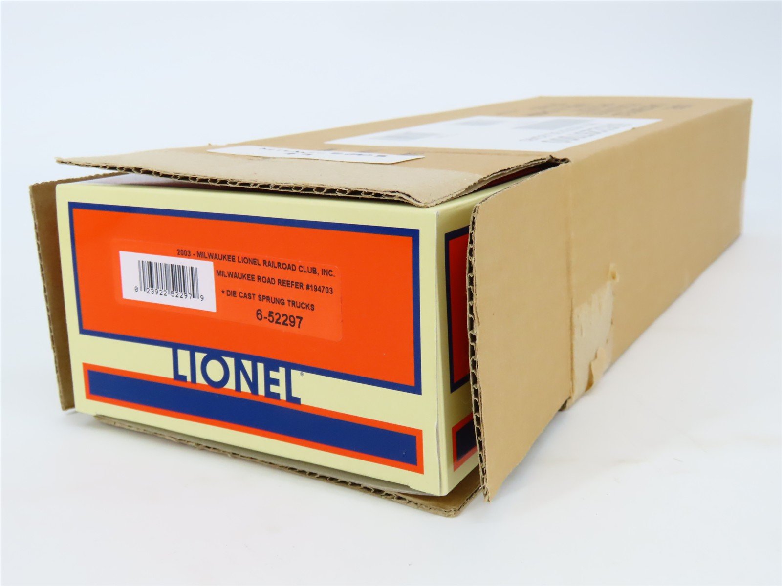O Gauge 3-Rail Lionel 6-52297 MILW Milwaukee Lionel Railroad Club Reefer 194703