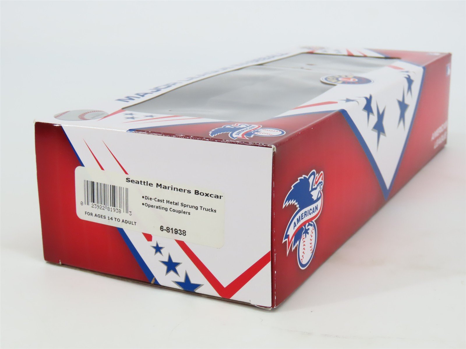 O Gauge 3-Rail Lionel 6-81938 Seattle Mariners Boxcar #81938