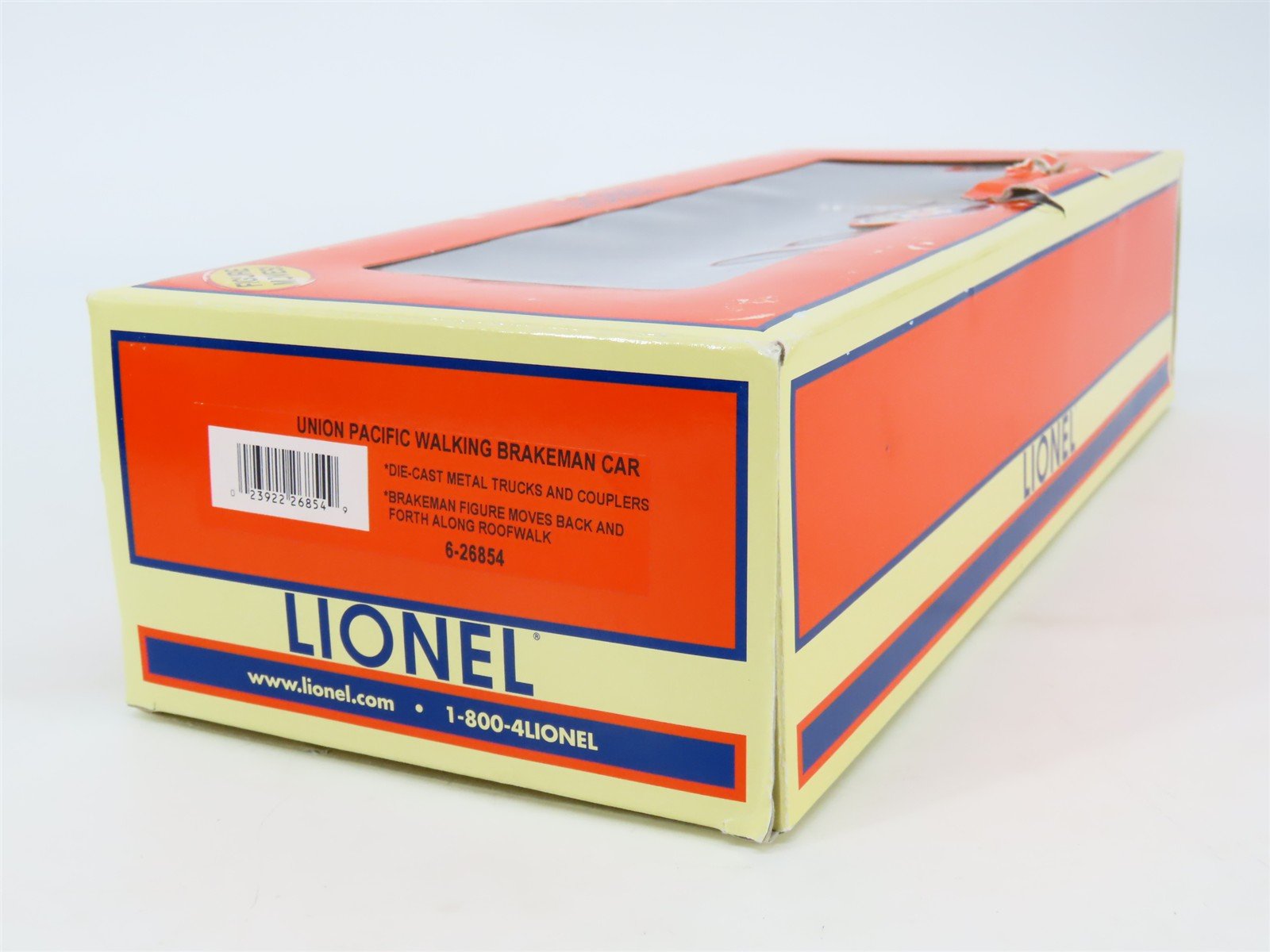 O Gauge 3-Rail Lionel 6-26854 UP Union Pacific Walking Brakeman Boxcar #26854
