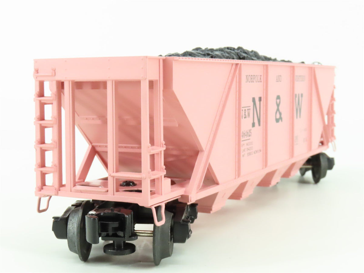 O Gauge 3-Rail Lionel 6464 6-19357 N&amp;W Norfolk &amp; Western 4 Bay Hopper w/Load